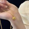 Gentle Style Brushed Rose flower Necklace Fashionable Retro Light Luxury collarbone chain Pendant Wedding fine Jewelry gift