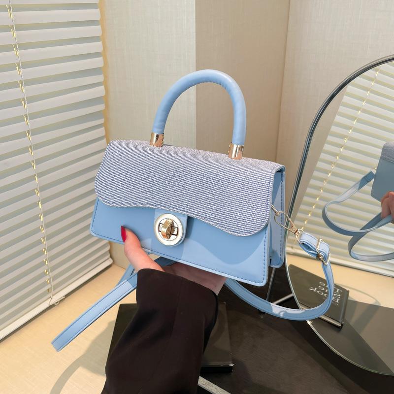 New Fashionable and Versatile Women's Bags, Commuting Daily Practical Contrasting Color Handbags, Shoulder Messenger Bags