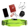 Multifunctional Reflective Sports Belt Elastic Fabric Texture Suitable for Hiking Cycling Phone Storage Solution