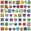 50-Pack Geometry Dash Waterproof Stickers for Luggage, Skateboards, and Cups
