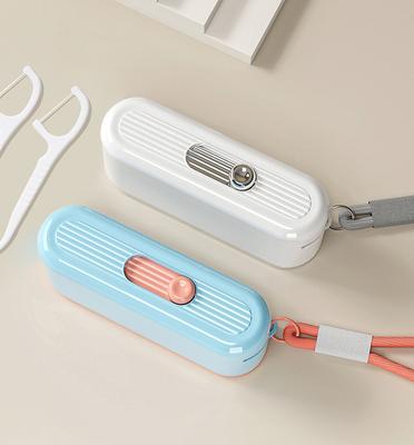 Floss Box Automatic Pop-up Portable Portable Mini Toothpick Line Flossing Line Ultra-fine Floss Stick Storage Box Home Use