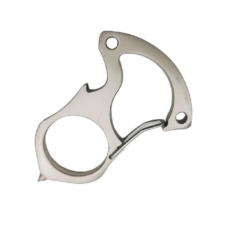 

Портативная открывалка для бутылок-брелок со стеклобоем, сплав серебряный