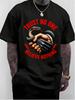 Unisex Trust No One Believe Nothing Graphic T-Shirt Featuring a Cool Snake Handshake Print. This Bol