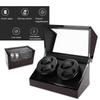 Mechanical Watch Winder for 4 Automatic Watches Holder Storage Display Case (Red Black,  )