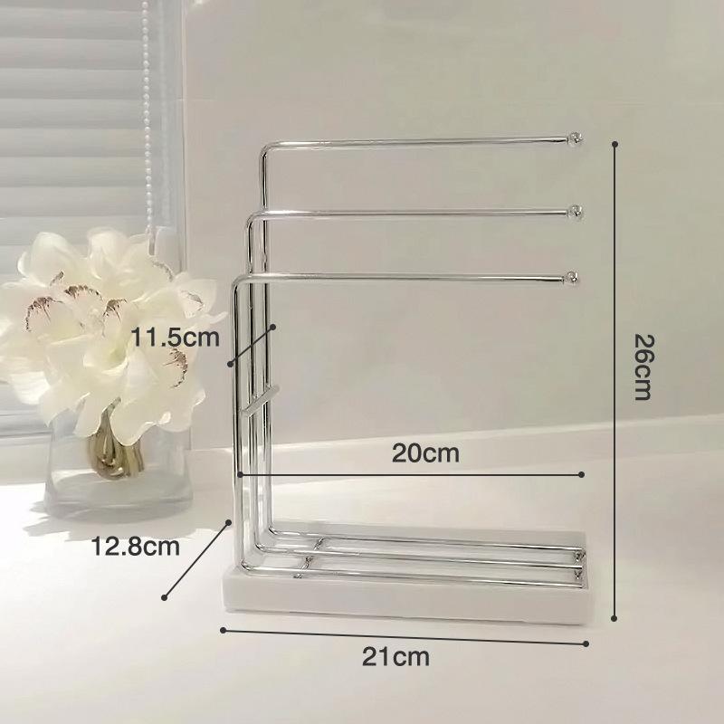 

Drain rag rack kitchen supplies storage rack household countertop storage artifact dishcloth sponge towel rack