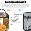 Cute Bambis Cartoon Insulated Lunch Bags High Capacity  Meal Container Thermal Bag Tote Lunch Box School  Picnic Food Handbags