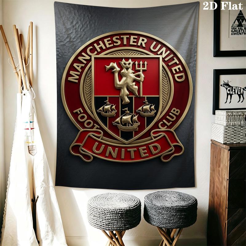 Manchester United Devils Threepiece Set 1 Duvet Cover 2 Pillowcase Without Core Christmas Birthday Gift Soft And Comfortable