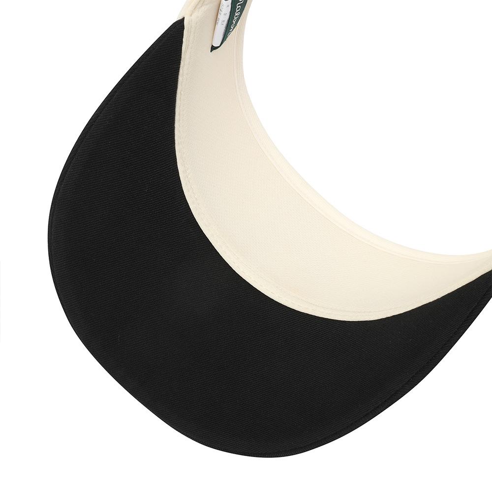 MALBON GOLF M Point Colorblock Visor Black
