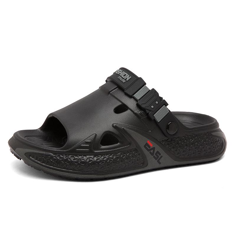 Men s Non-slip Wear-resistant Thick-soled Two-use Summer Beach  Driving Sandals Slippers 38/39