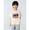 Export Summer New Children's Pure Cotton Printed Short-Sleeved T-Shirt, Medium and Large Children's Clothing, Loose Korean Style Parent-Child Tops