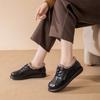 Winter New Wool Warm Mother Cotton Shoes Flat Bottom Non-slip Deep Mouth Wear Single Shoes Women's Middle-aged and Old Casual Mao Mao Shoes