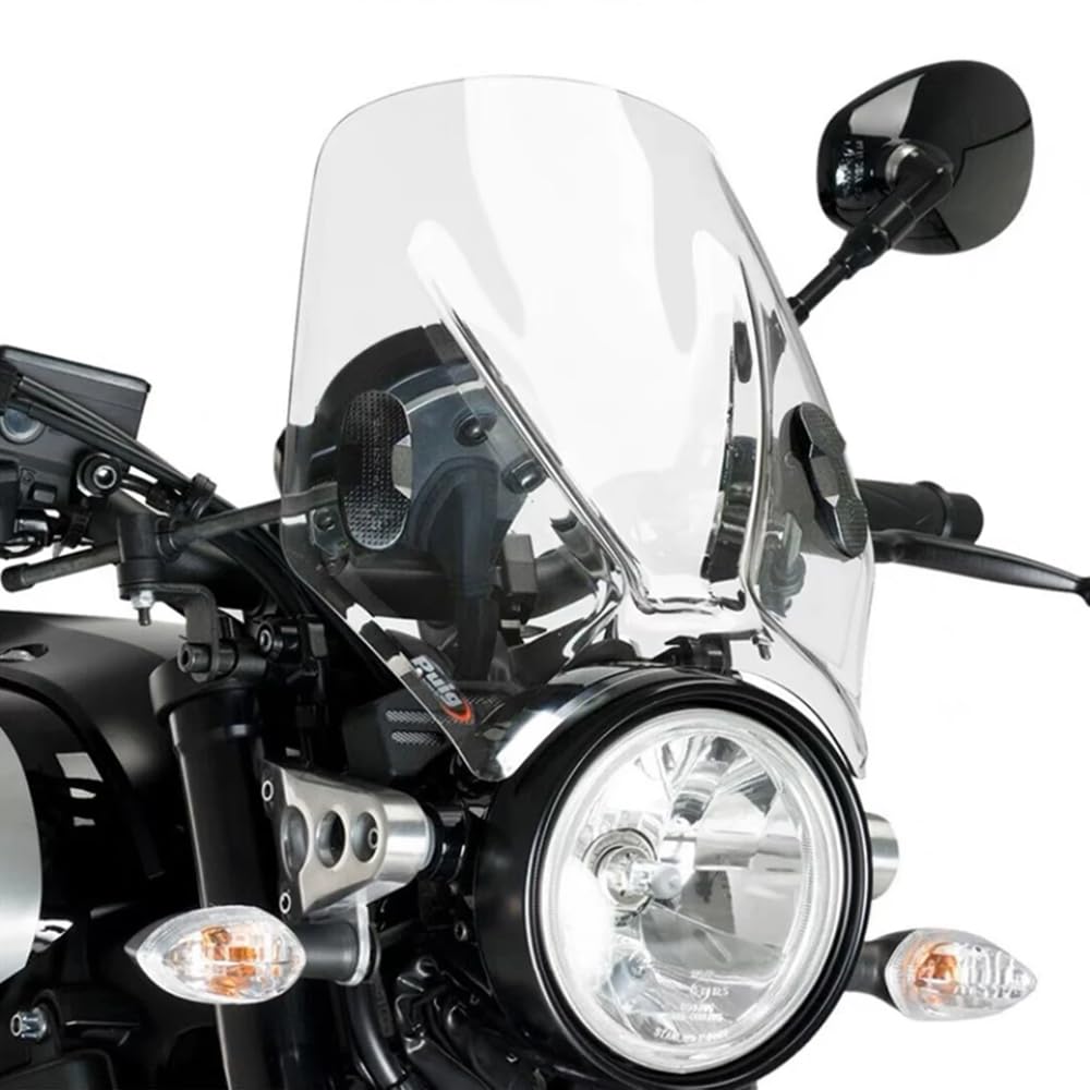 For SV650 SV650X 2025 2016-2025 2024 Wind Deflector Motorcycle Windshield Cover Screen Bike (Black)