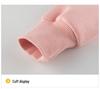 Girls' Korean Style Fleece Sweatshirt - Autumn 2024 Children's Pullover