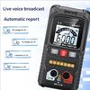 Fortschrittliches digitales Multimeter mit automatischem Moduswechsel Helles Display Datenspeicherfunktion für elektrische Beurteilung