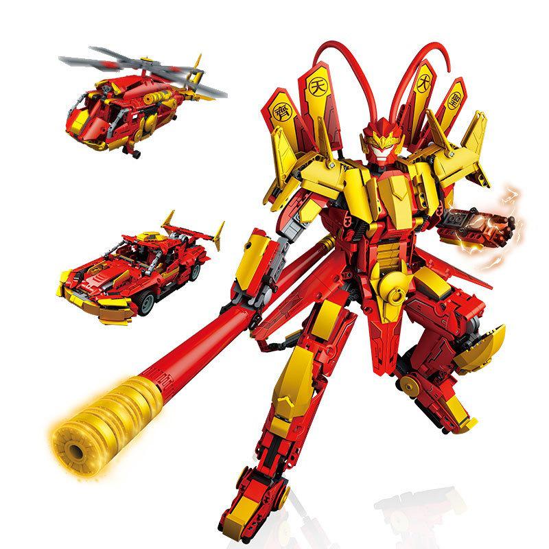 Goody Blocks Sun Wukong Mecha Model: Children's Educational Robot Toy