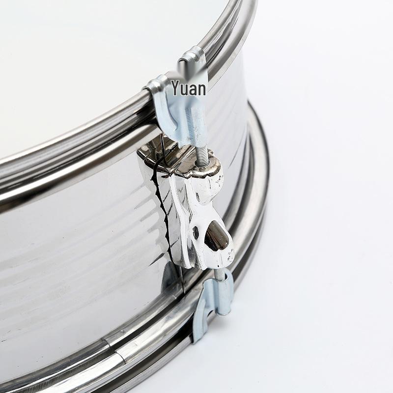 Jiabao Edelstahl Snare Drum - Ideal für Schüler und professionelle Auftritte