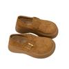 Thick-soled Shoes, Height-increasing Boken Shoes, New Women's Shoes, Casual and Versatile, One-step Loafer Single Shoes