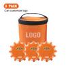 Low MOQ Durable Orange Housing Impact Resistant Marine Camping Strobe Magnetic LED Road Flare Beacon Warning Disc