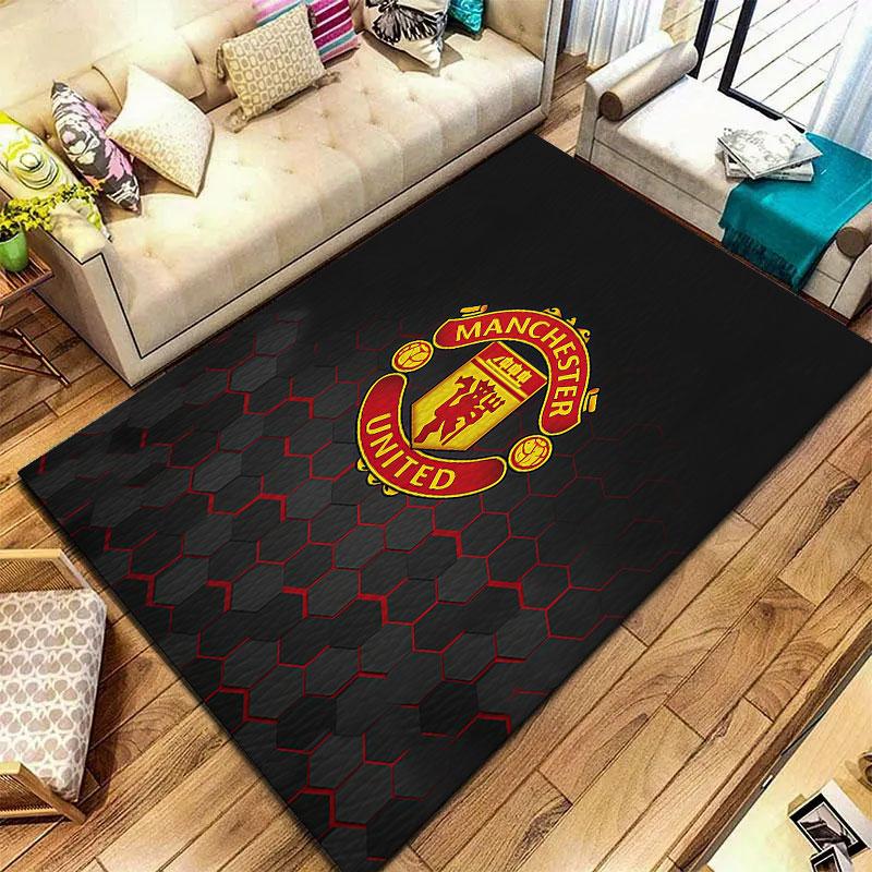 Manchester United F Carpet Rug for Living Room Bedroom Home Sofa Decoration,Kids play Non-slip Floor Mat