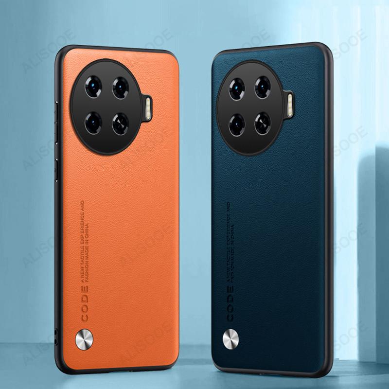 Shockproof Funda for Tecno Spark 20 Pro Plus (6.78 Inch) Case Luxury Fiber Texture PU-Leather Capa for Tecno Spark 20 Pro+ Cover