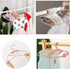 10/30/50PCS Baby Clothes Racks Portable Plastic Towel Display Scarfs Hangers Windproof Children Coats Hanger Clothing Organizer