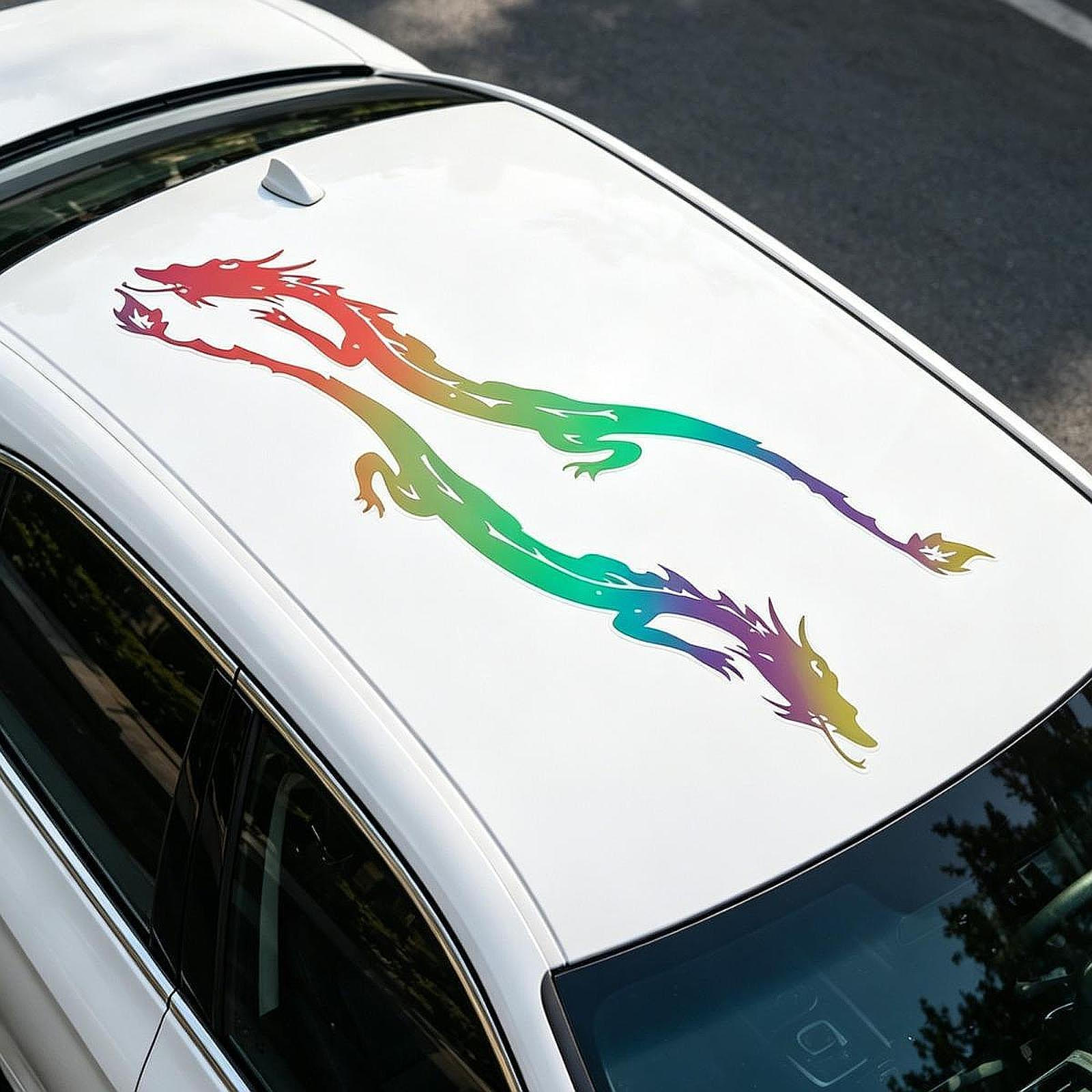 

Set of Scratcheffect Stickers, Vinyl, Fun, Versatile And Stickers for Decorating SUVs, Trucks Colorful