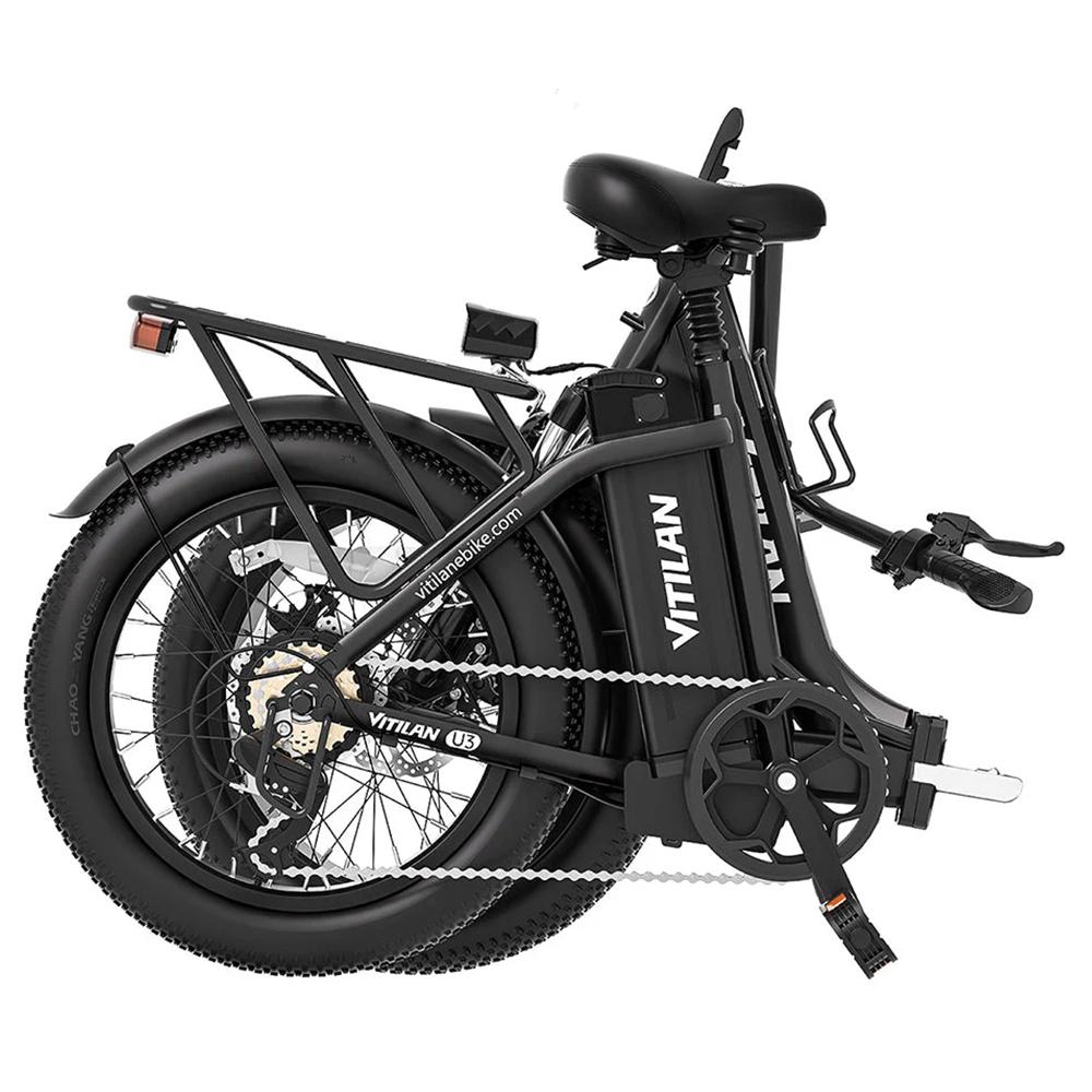 Electric Bicycle Foldable Vitilan 20" 750W Motor City Ebike 48V 13AH Max Range 60Km 7 Speed Top Speed 45Km/h U3