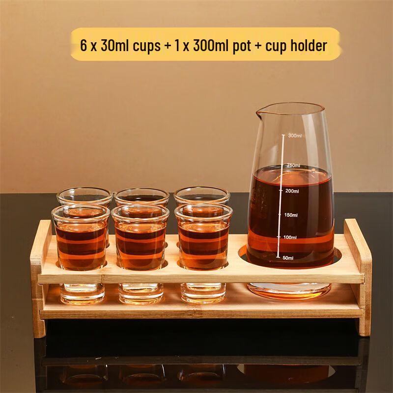 

Qiuqiao Crystal Glass Baijiu Cup Set