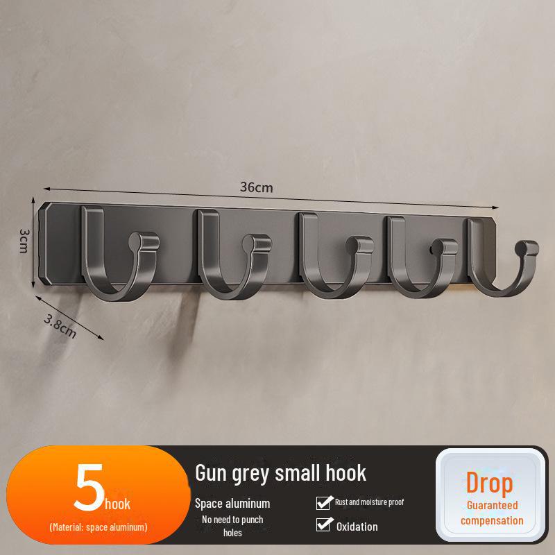 Strong Adhesive Wall Hooks for Kitchen, Bathroom, or Entrance - No Drilling Required