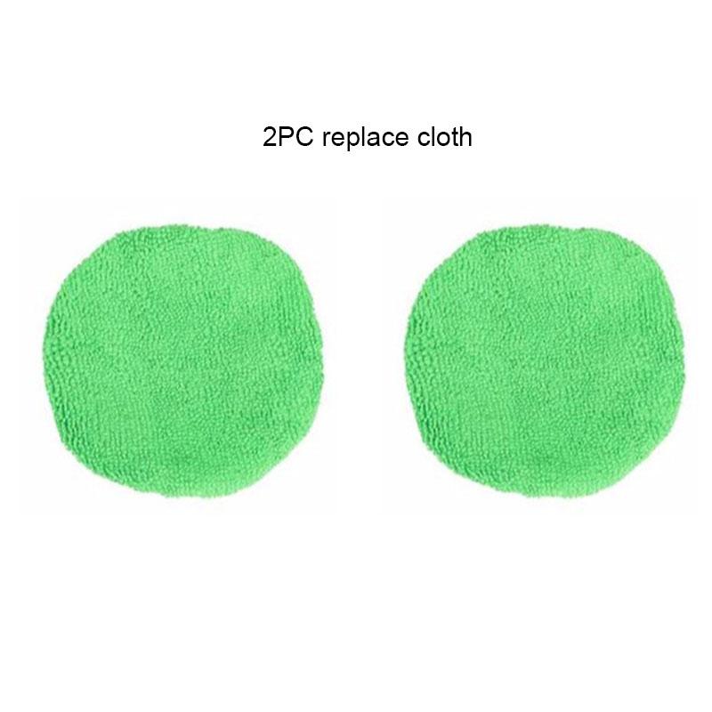 

Windshield Cleaning Tool Window Cleaner Brush 2pcs Reusable Cloth Pads Inside Interior Auto Glass Wiper With Long Handle