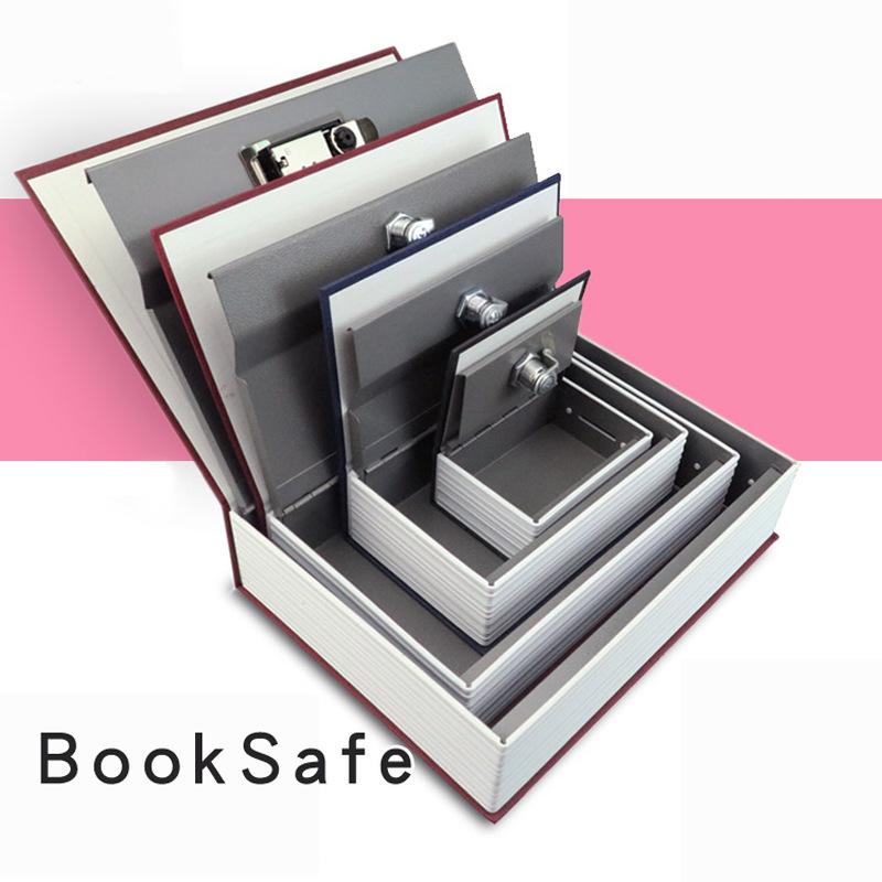 Cross-Border E-commerce Book Safe with Password Lock - Creative Storage Box & Metal Piggy Bank