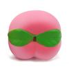 Peach Slow-Rising Squeeze Toy Soft PU Fidget for Stress Relief Realistic Fruit-Shaped Decompression Gadget Photography Prop Novelty Gift for Anxiety