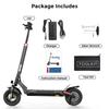 IScooter iX3 800W elektrisk sparkesykkel 10 tommer terrengdekk batteri 48V/10Ah maksimal hastighet 40km/t med APP-kontroll demping foran og bak