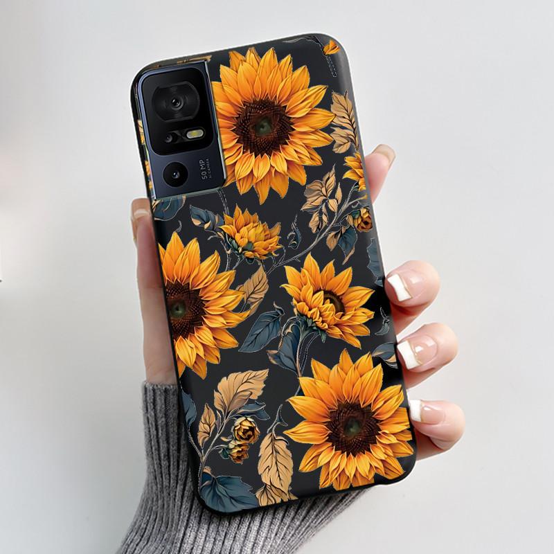 Phone Case For TCL 40 SE 40SE 40 XL 40R 40XL 40T Case Luxury Cute Cool Cartoon Black Soft Silicone Cover Protective Shell Coque