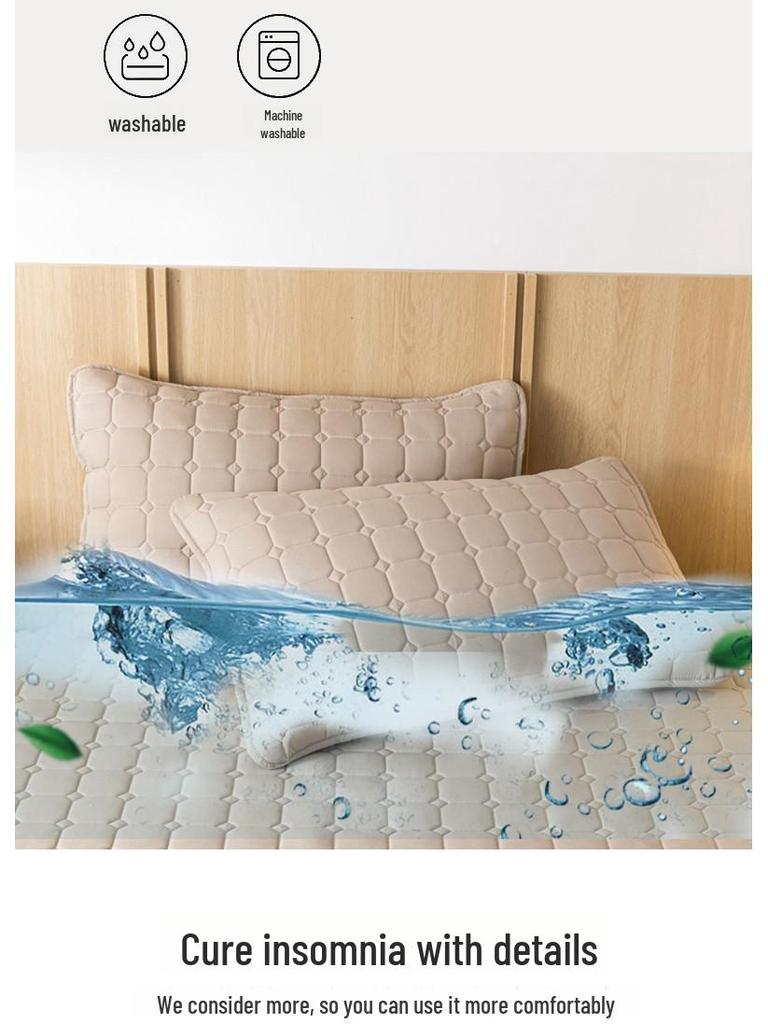 Rutschfeste, einfarbige, gesteppte Tagesdecke: Hautfreundliche, gewaschene Baumwolle