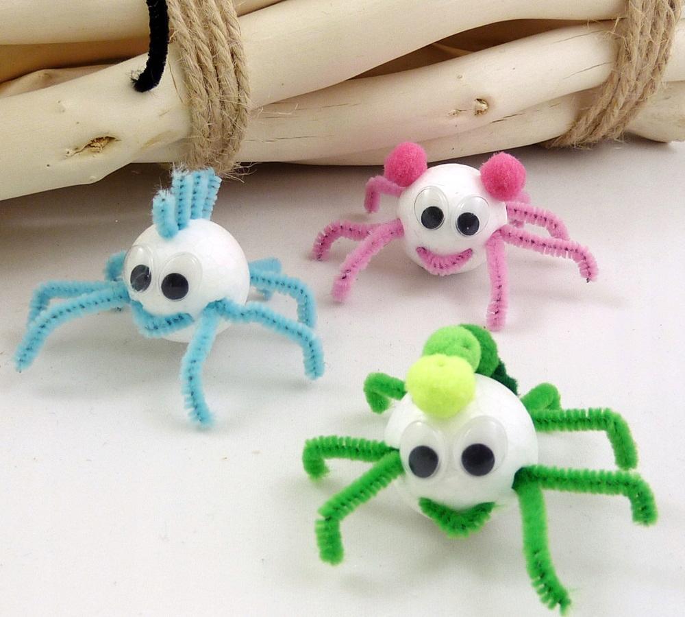 Polyester Pompoms Mix Green 120 Pcs