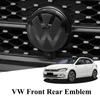 DKRSE1 For VW Volkswagen Jetta MK5 Golf 3D Mirror Logo Car Front Grill Emblem Rear Trunk Cover Badge For Volkswagen VW Golf 6 7 7.5 8 P