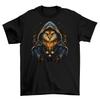 Hooded Wizard Owl T Shirt Unisex S Black Cotton Top Unisexs Goth Fantasy Dark