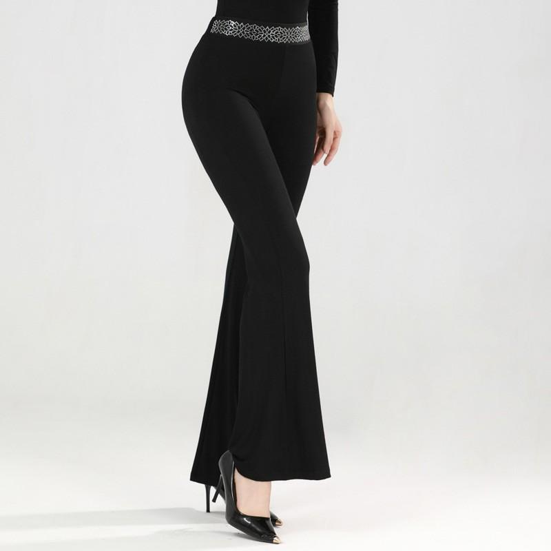 Women Dance Wear Latin Suit Ballroom Evening Dresses Costume Long Sleeves Line Dance Top + Pants Waltz Saba Suit