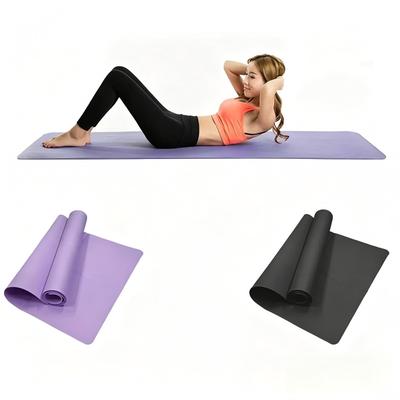 1Pc Yoga Mat Anti-Skid Sports Fitness Eva Comfort Foam 4Mm Thick Yoga Mat For Exercise Yoga And Pilates Gymnastics Mat
