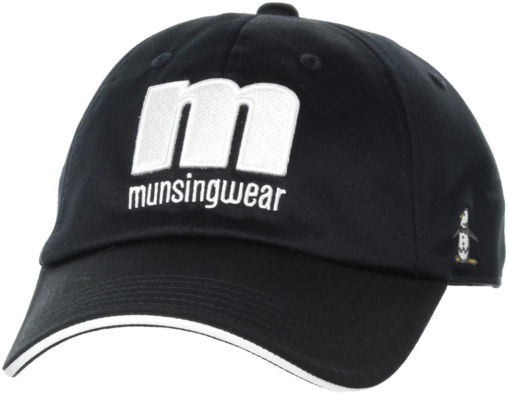 [Munsingwear] Cap [ENVOY] ENVOY Curved Brim Cap Golf MEBSJC05 Men's Black (BK00) FREE Size