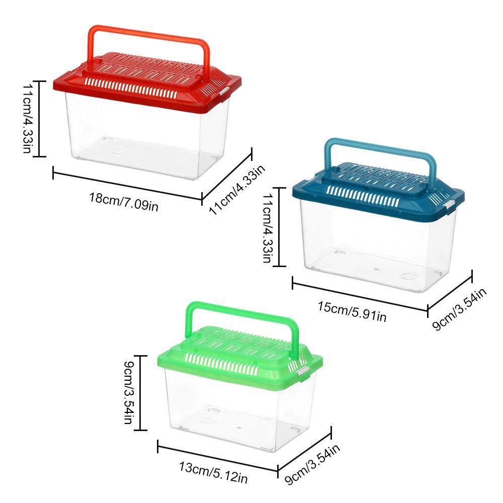 Transparen Aquarium Feeding Turtle Tank Pet Products Goldfish Tank Hamster Box