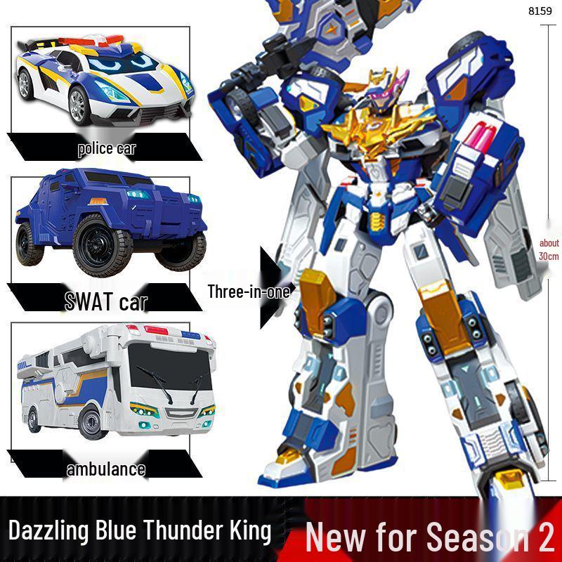 Xuan Dou Shi Xuan Lan Thunder King Robot: Transforming Boy Toy King, Season 3