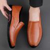 FashionLuxury Leather Shoes Italian Moccasins Formal Driving Shoes Men Loafers Slip On Flats Casual Shoes Men Sneakers Plus Size 37-46