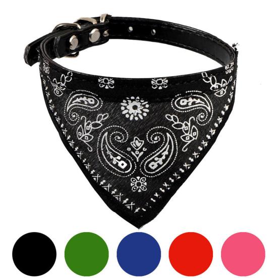 Pet Cats Small Dog Collar Adjustable Scarf Triangle Neckerchief Bandana Towel