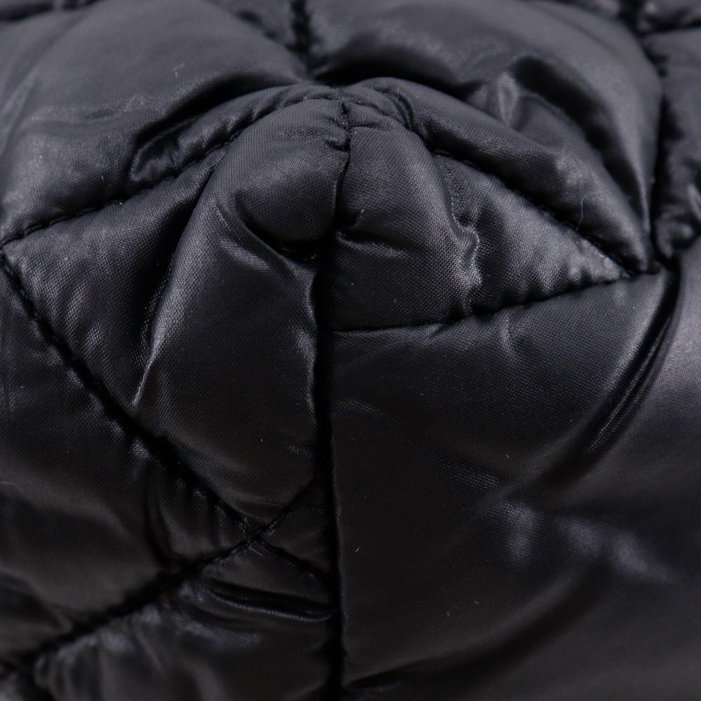 CHANEL Cococoon Handbag A48610 Small tote reversible black Nylon Women Used