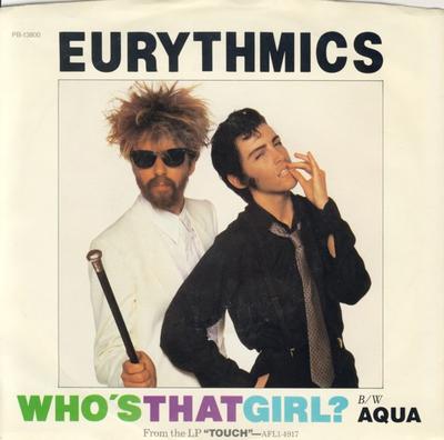 7inch Record EURYTHMICS - Who's That Girl? PB13800 RCA 1983 US Dance & Electronica Used