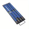 80-Socket Storage Tray Rail Rack Holder Set 1/4 3/8 1/2 Sockets Organize and Store Socket Socket Rack for Medium-Sized Hand Tool