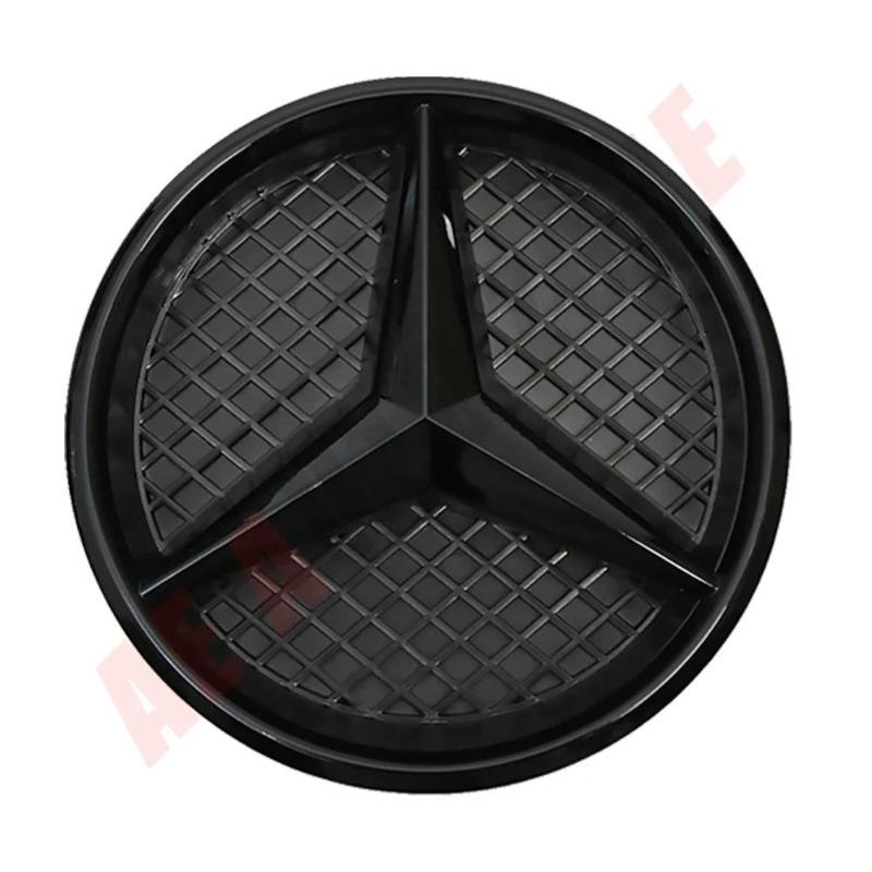 OE Style Front Grill Chrome Star Emblem Silver Badge Fit For Mercedes Benz ML-Class W166 2012-2015 ML250 ML350 ML400 ML500 ML550