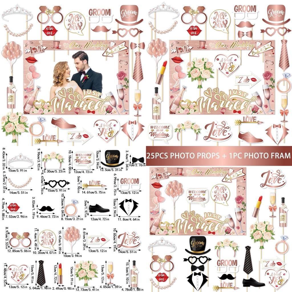 Wedding Venue Decor With Paper Photo Frame Props For Marriage Reception